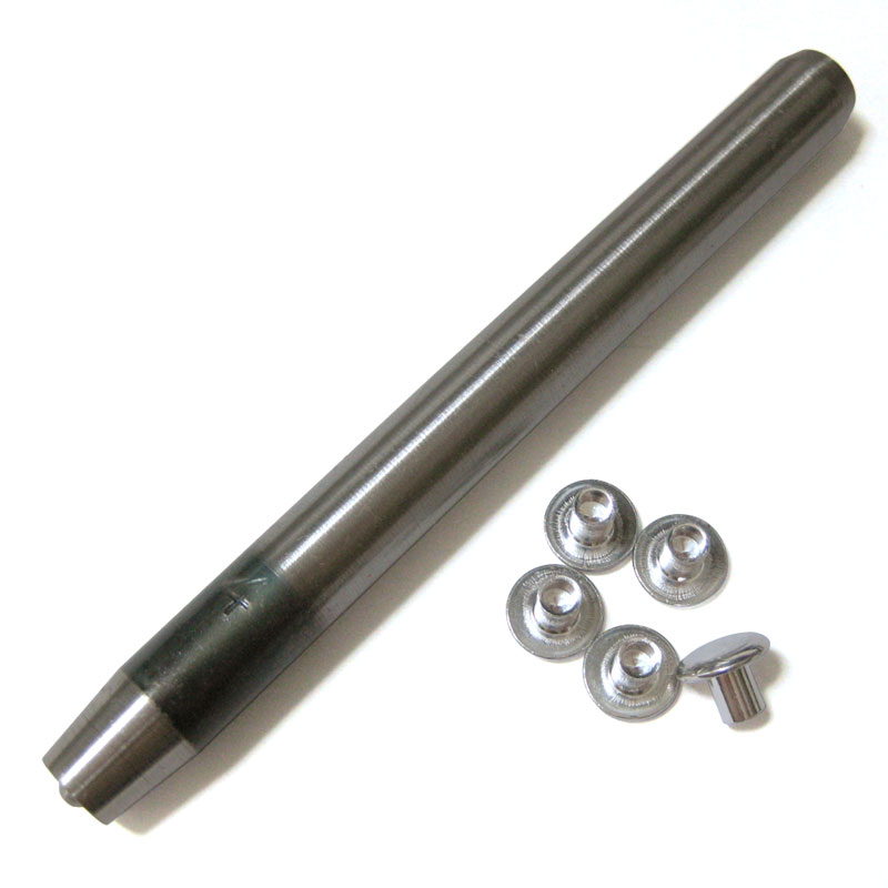 アルミ 薄丸中空リベット 6x12 - ネジ・釘・金属素材